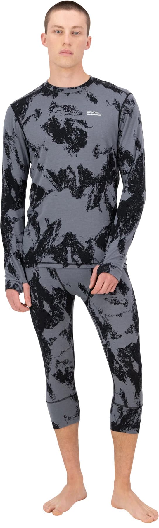 Product gallery image number 3 for product Cascade Merino 3/4 Base Layer Legging - Men's