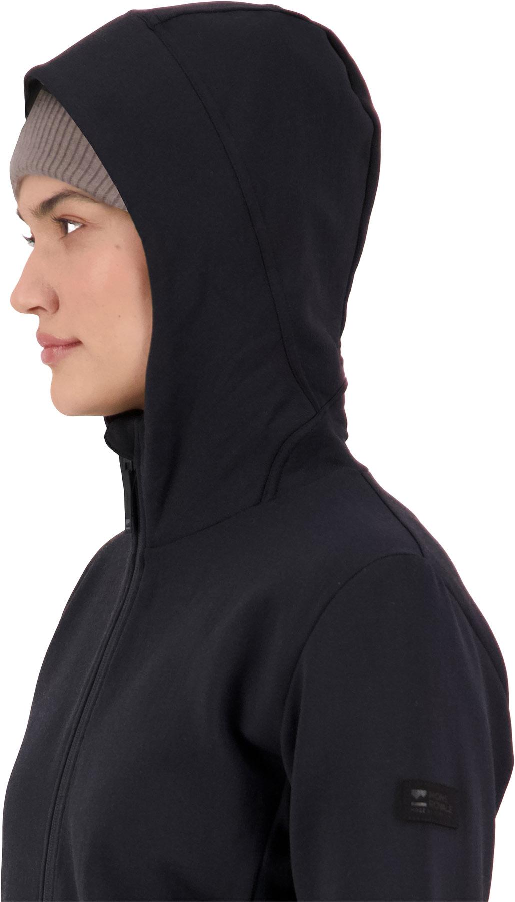 Product gallery image number 3 for product Chandail à capuchon en laine mérinos Arcadia - Femme