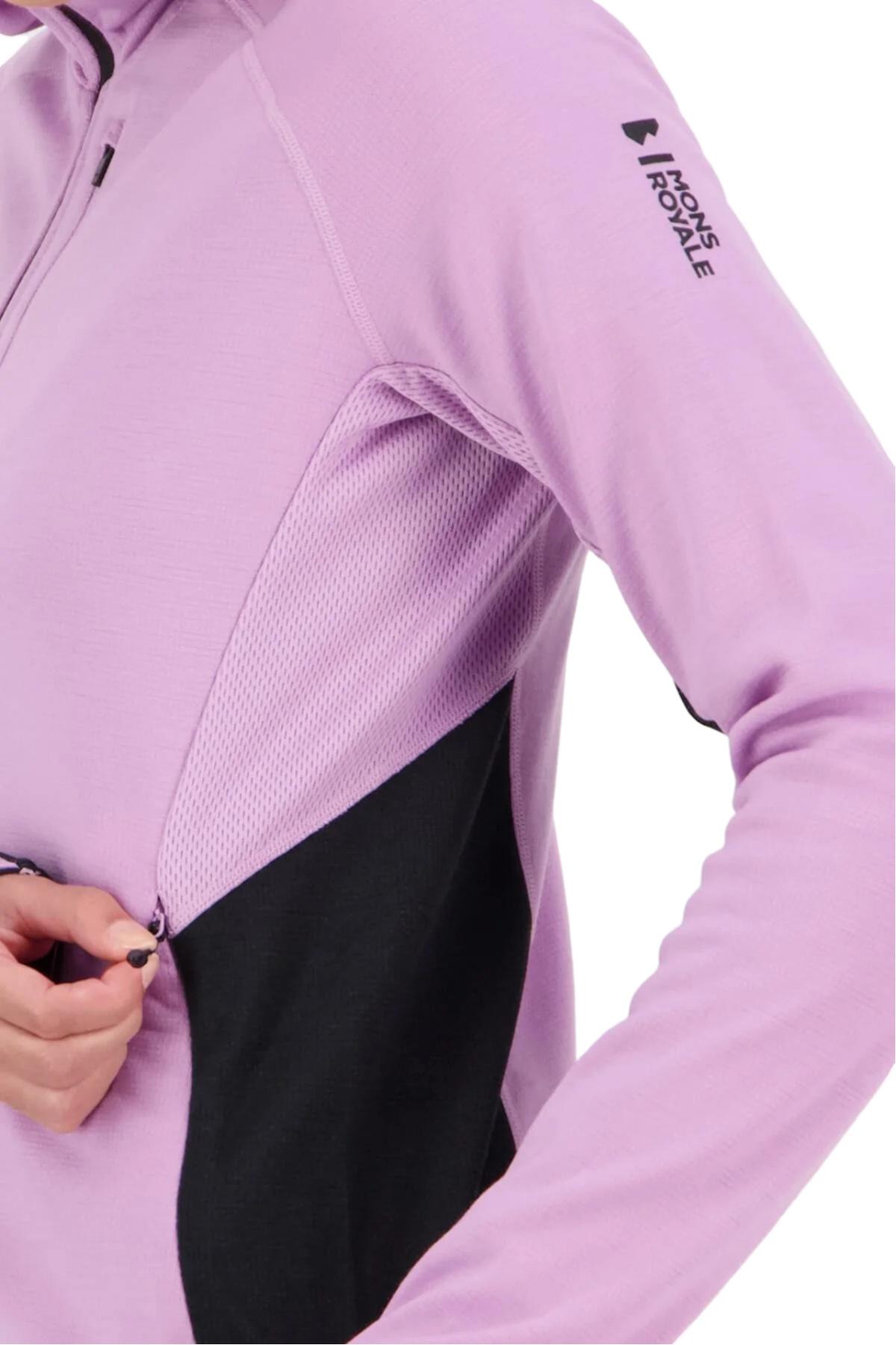 Product gallery image number 4 for product Approach Merino Gridlock Hoodie - Women's