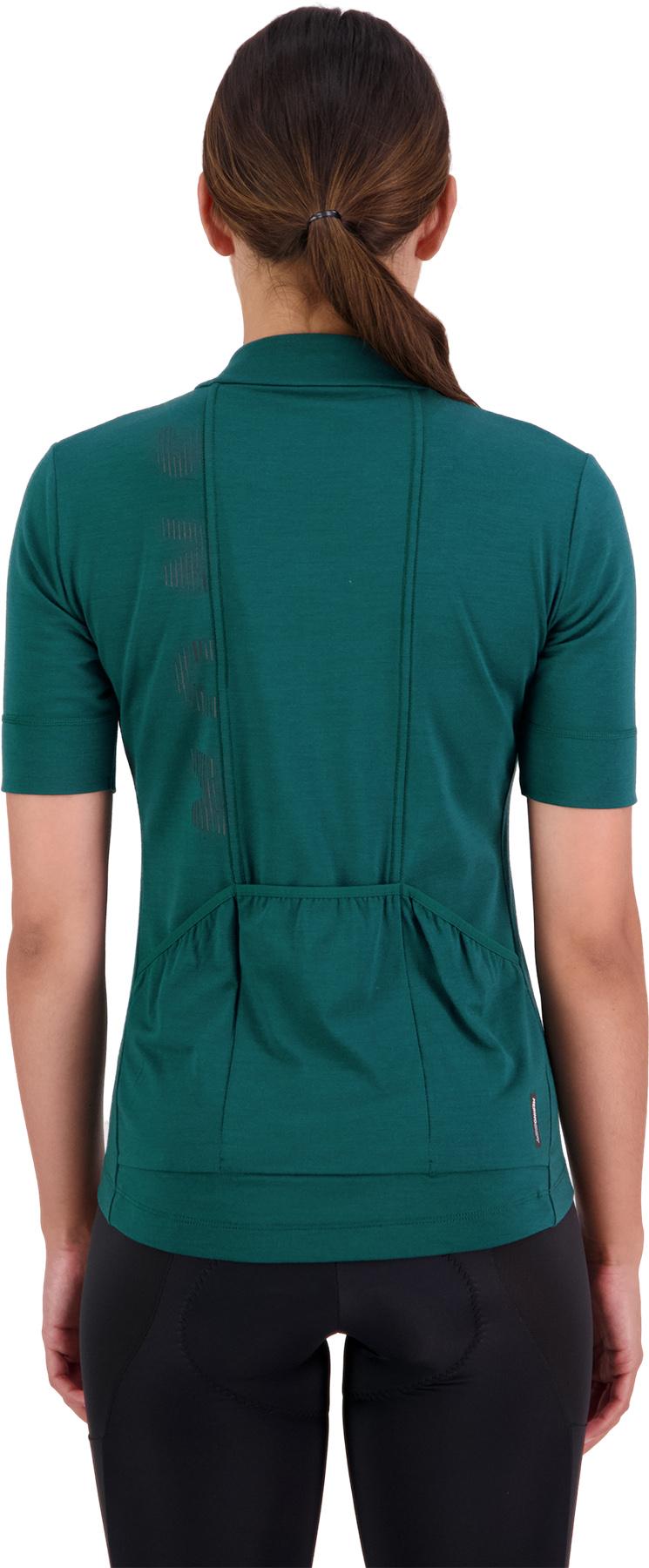 Numéro de l'image de la galerie de produits 3 pour le produit Maillot de cyclisme à manches courtes et glissière pleine longueur Roam Cargo Merino Shift - Femme