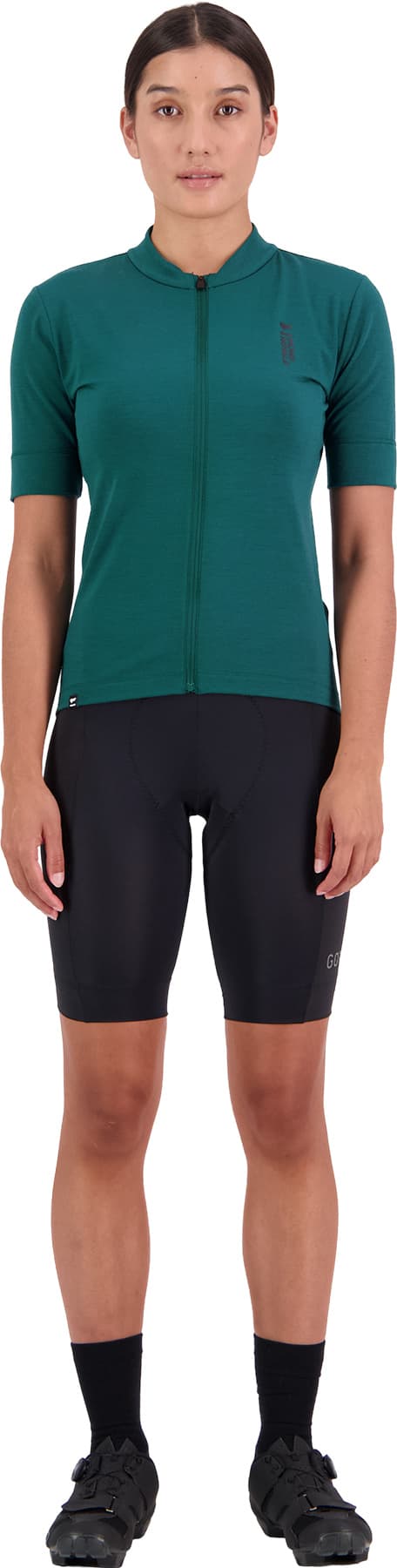 Numéro de l'image de la galerie de produits 2 pour le produit Maillot de cyclisme à manches courtes et glissière pleine longueur Roam Cargo Merino Shift - Femme