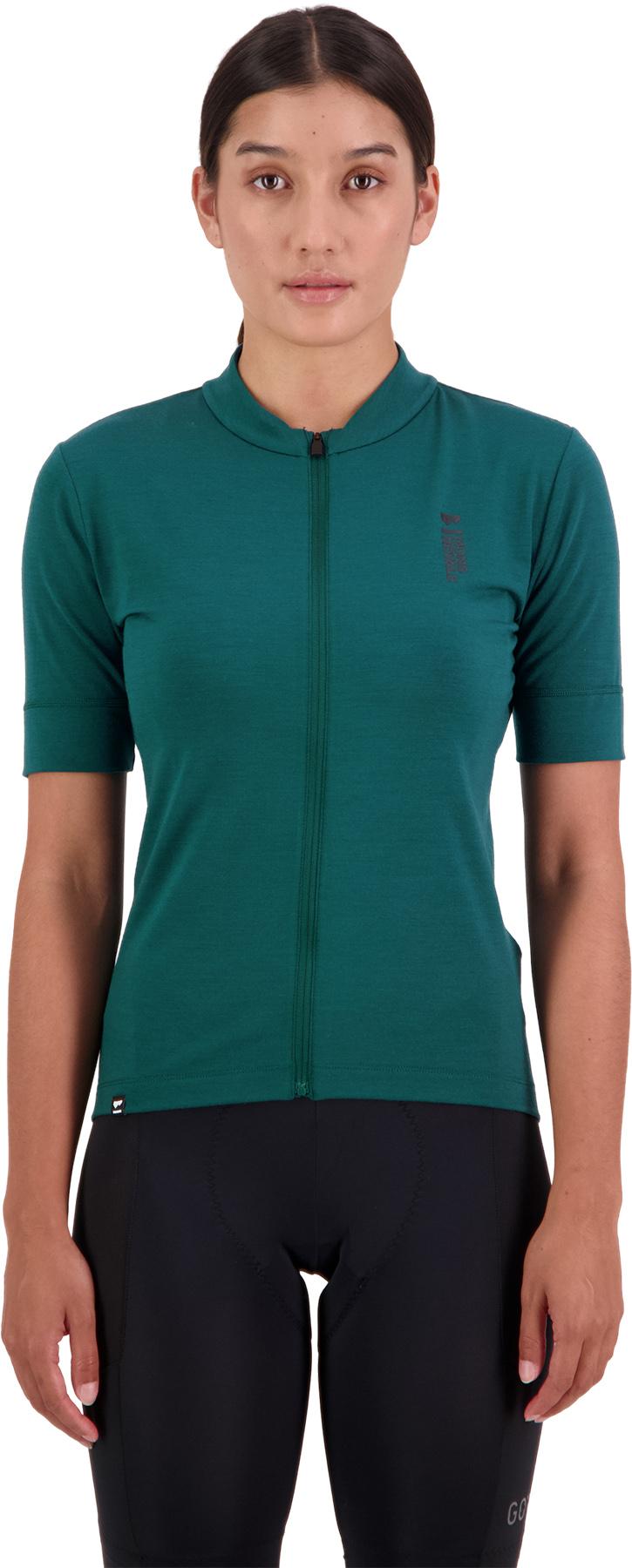 Image de produit pour Maillot de cyclisme à manches courtes et glissière pleine longueur Roam Cargo Merino Shift - Femme