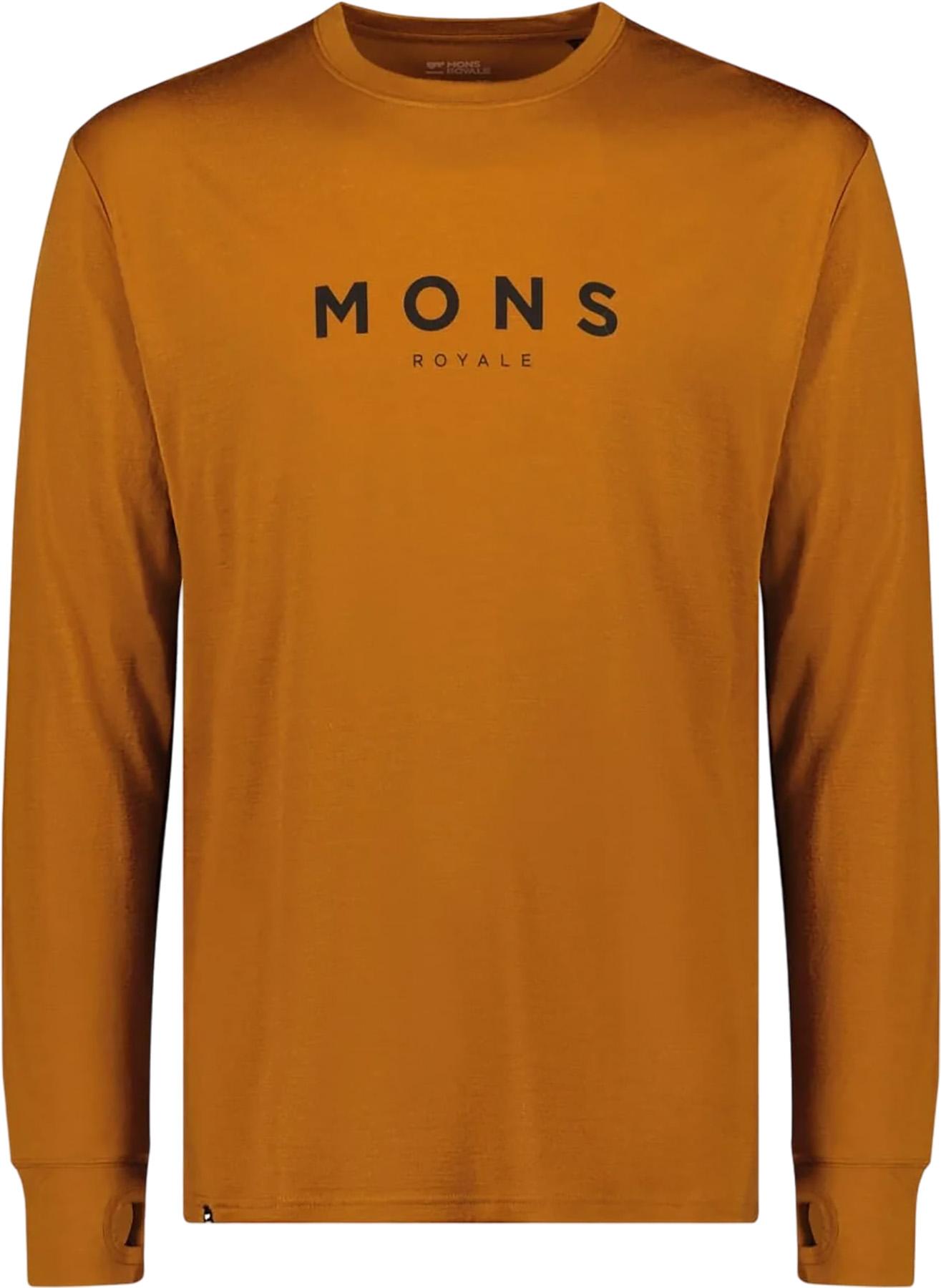 Image de produit pour T-shirt classique à manches longues en mérinoss Yotei - Homme
