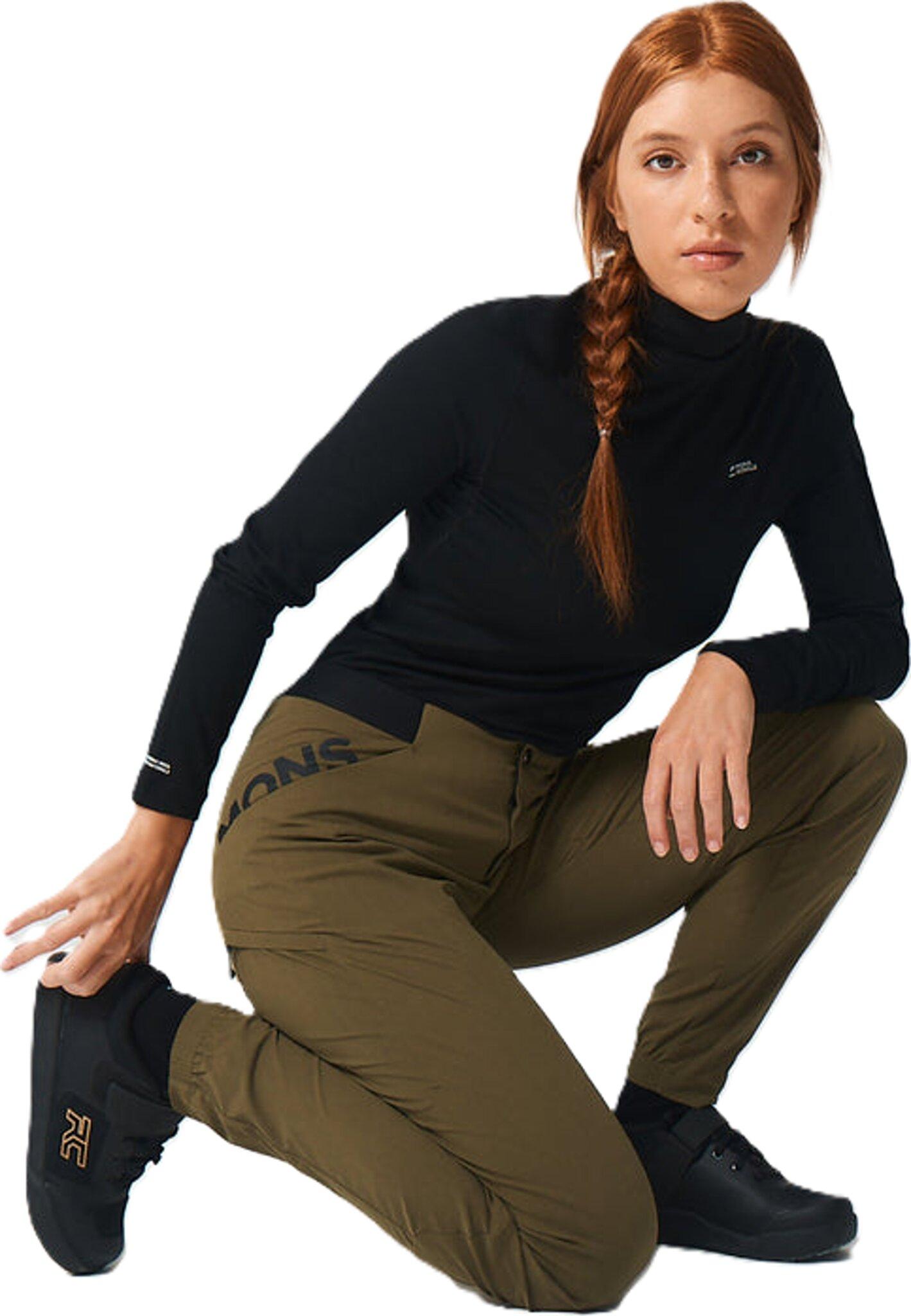 Product gallery image number 5 for product Diversion Merino Mock Neck Long Sleeve Shirt - Women's