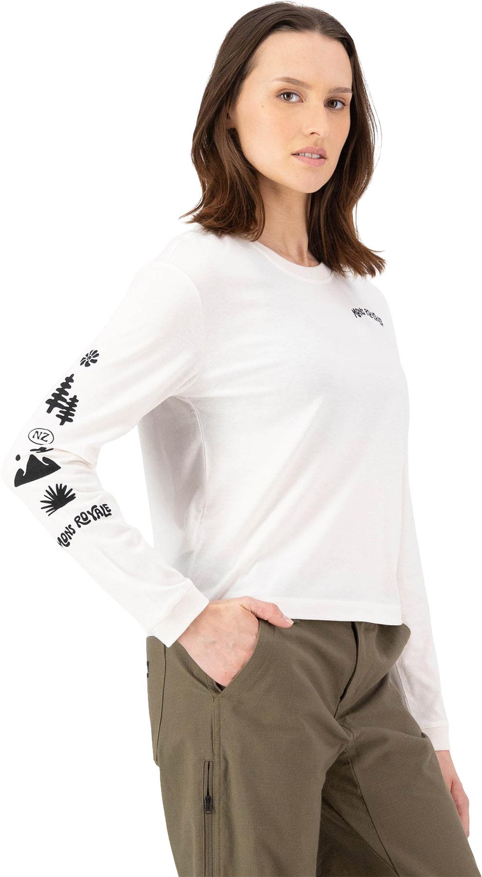 Product gallery image number 2 for product Yonder Merino Organic Cotton Long Sleeve T-Shirt - Women's