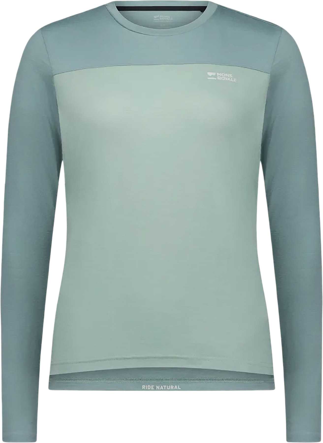 Image de produit pour Maillot de vélo à manches longues en mérinos Diversion - Femme