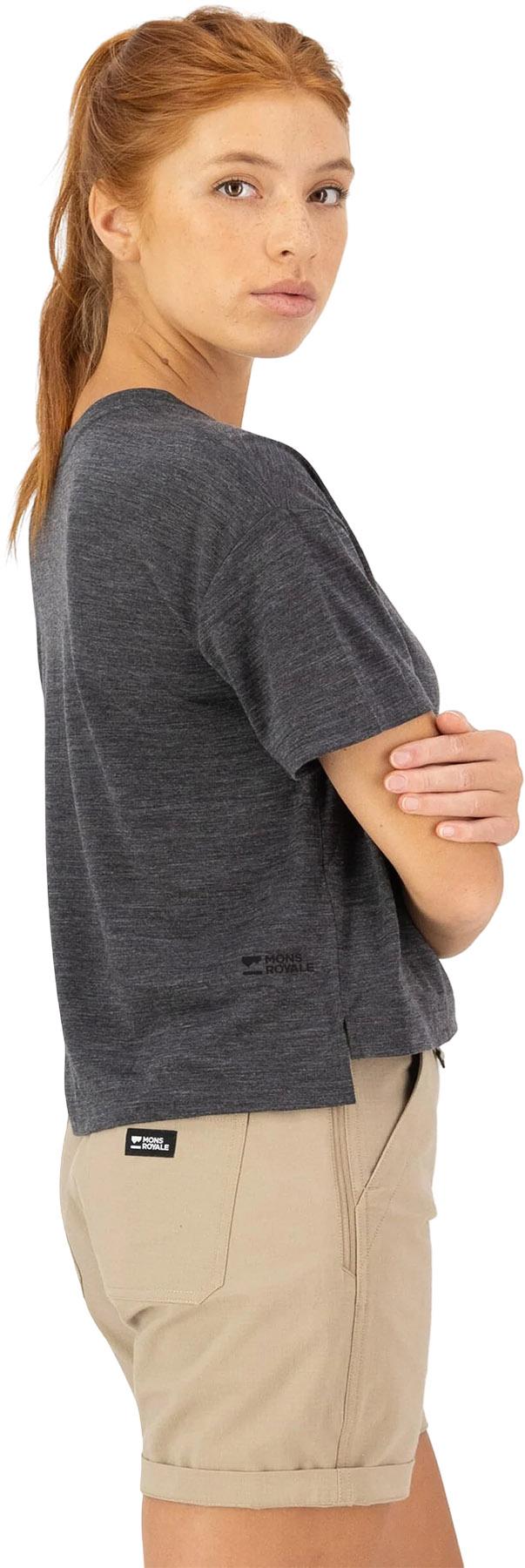 Product gallery image number 4 for product Zephyr Merino Tencel Boxy T-Shirt - Women's