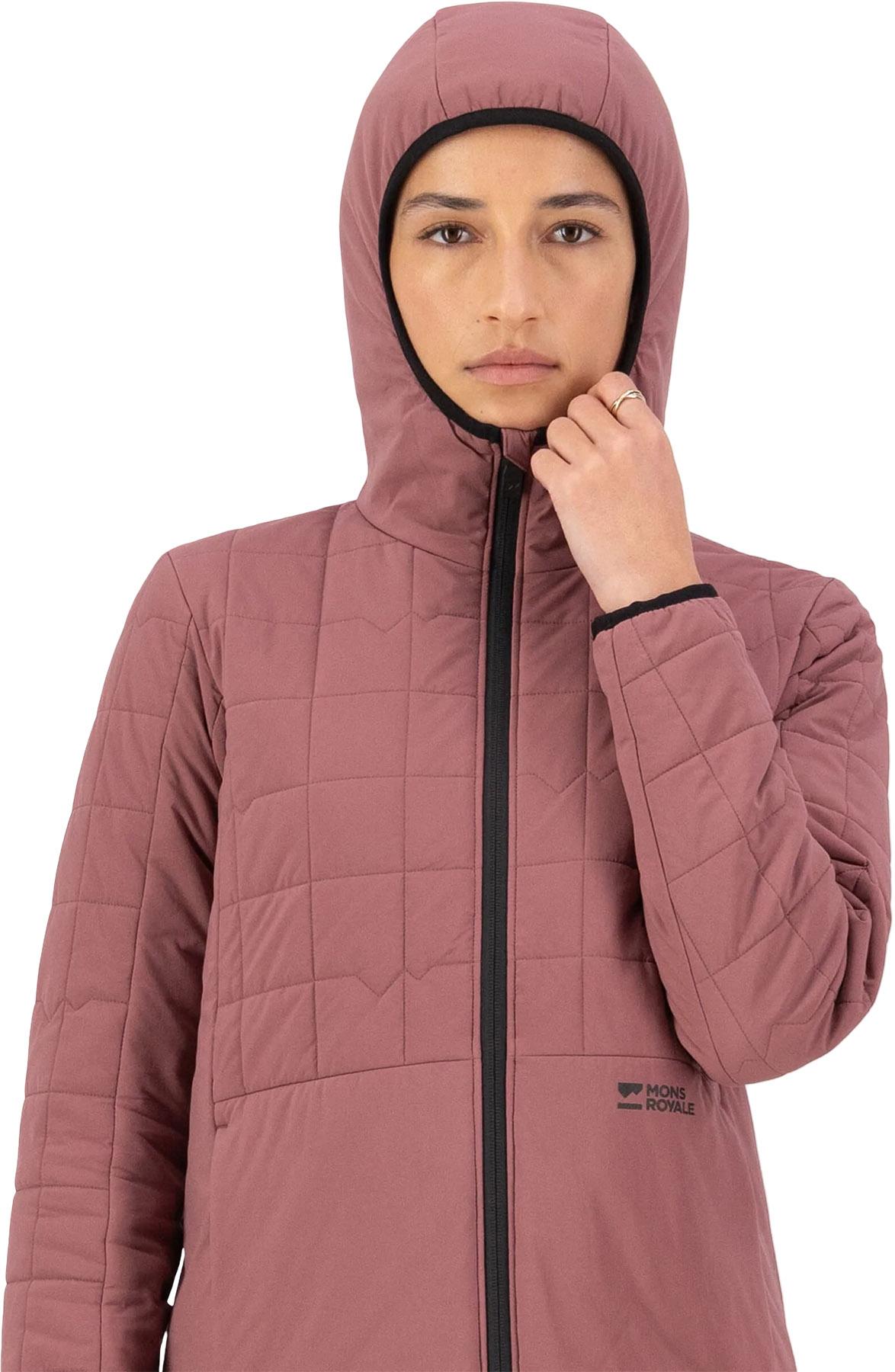 Numéro de l'image de la galerie de produits 4 pour le produit Manteau à capuchon isolé mérinos Canyon - Femme