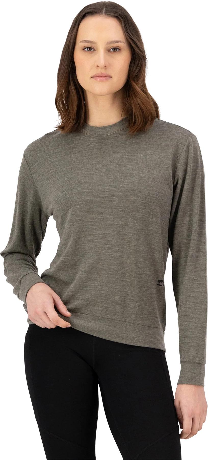 Numéro de l'image de la galerie de produits 3 pour le produit Chandail en molleton à col rond en laine mérinos Horizon - Femme