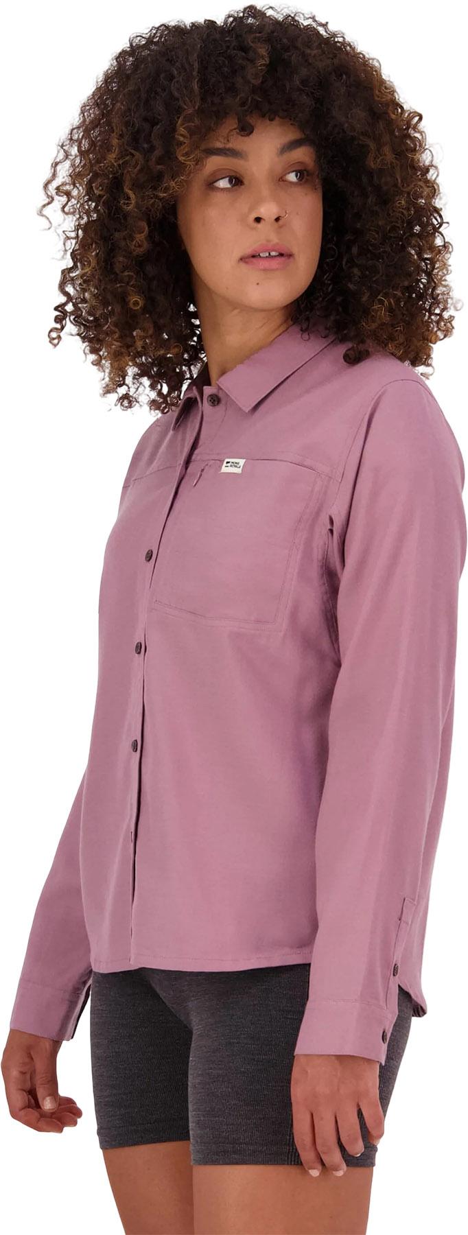 Numéro de l'image de la galerie de produits 4 pour le produit Chemise à manches longues en laine mérinos AT - Femme