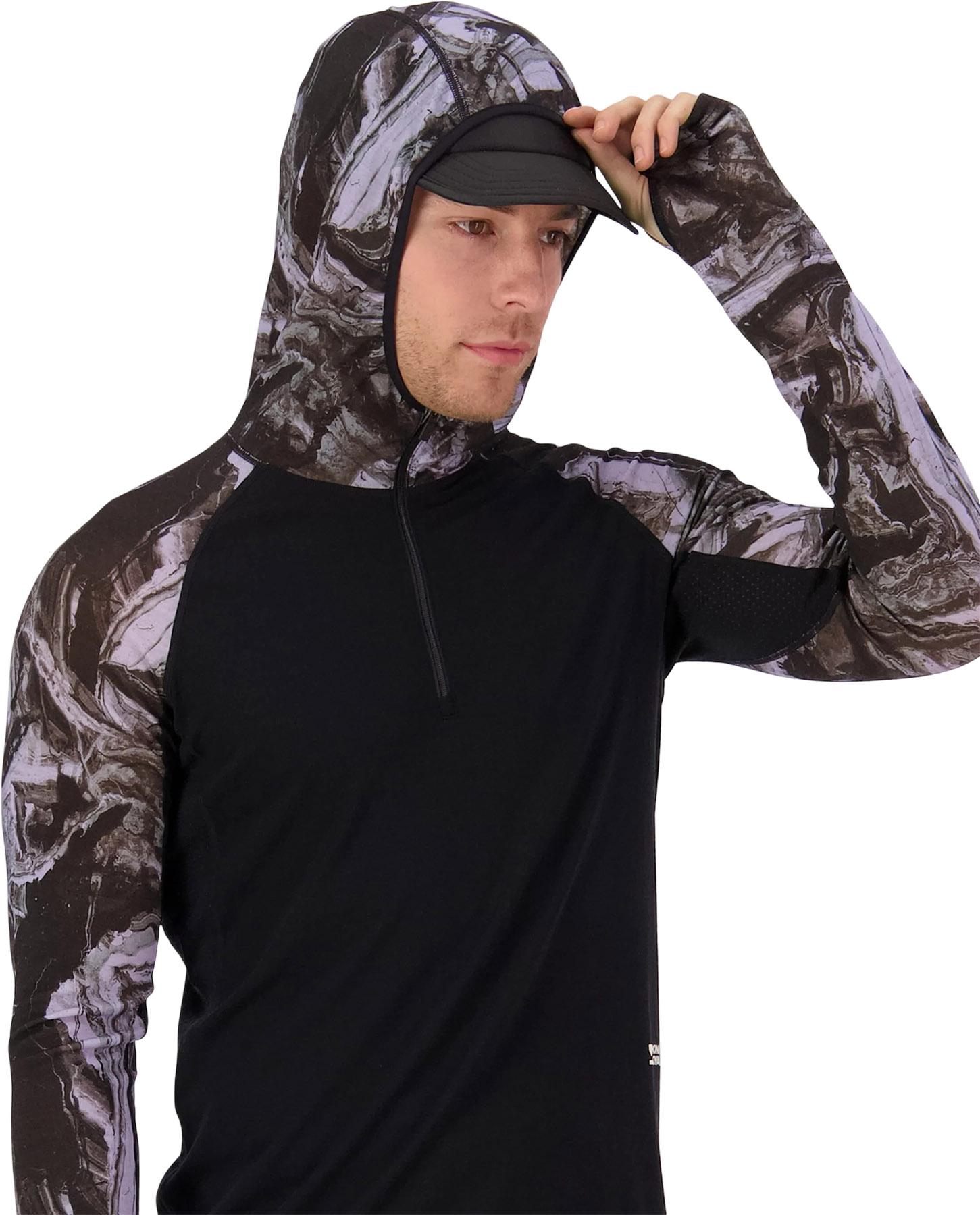 Product gallery image number 2 for product Temple Merino Long Sleeve Base Layer Hoodie - Men's
