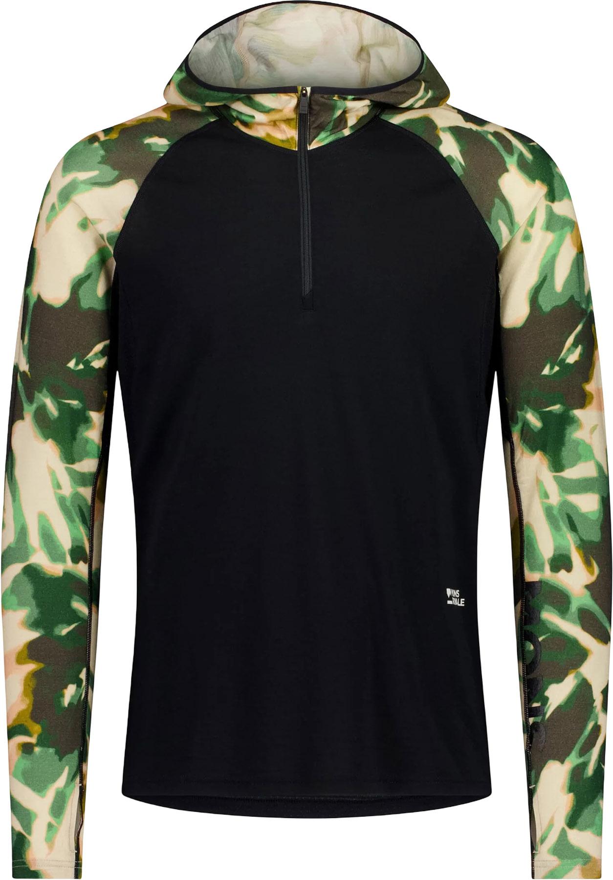 Product image for Temple Merino Long Sleeve Base Layer Hoodie - Men's