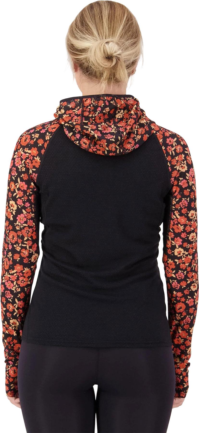 Numéro de l'image de la galerie de produits 3 pour le produit Chandail à capuchon couche de base à manches longues en mérinos Bella - Femme