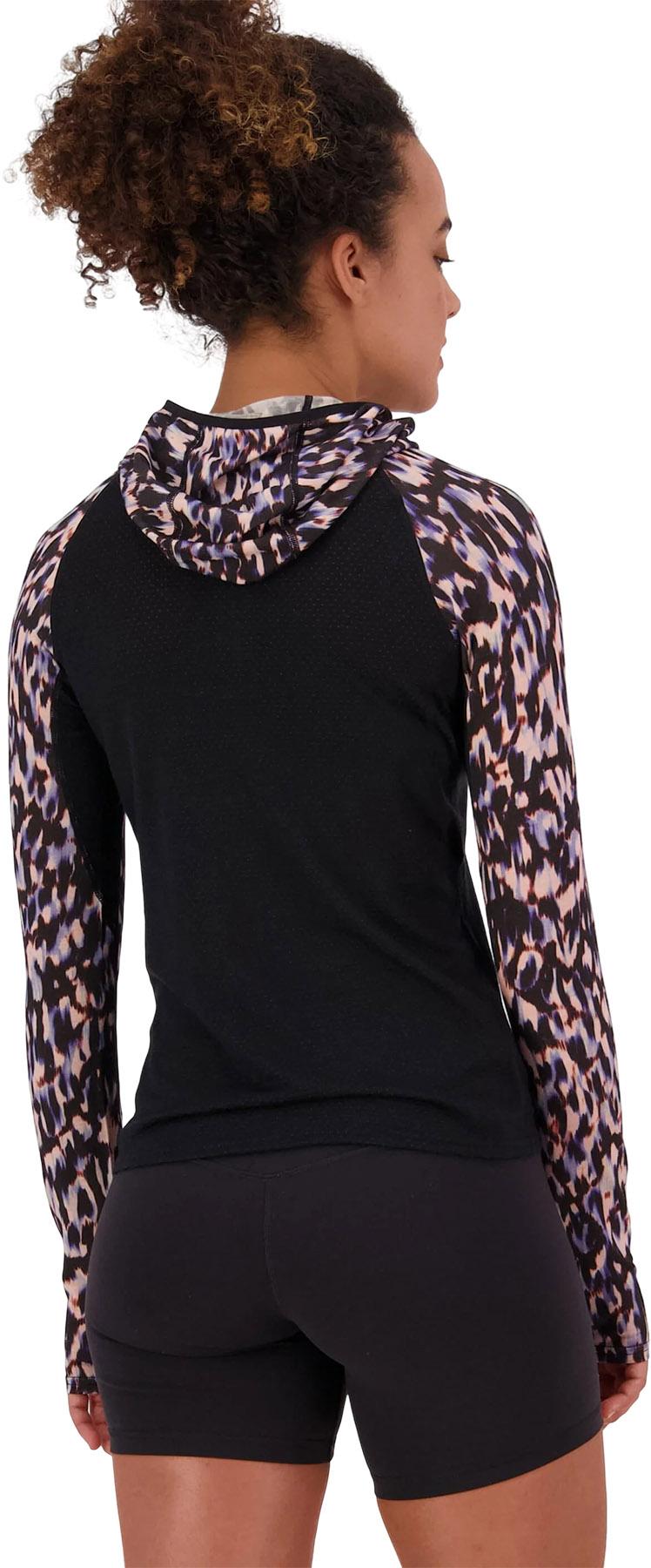 Numéro de l'image de la galerie de produits 2 pour le produit Chandail à capuchon couche de base à manches longues en mérinos Bella - Femme