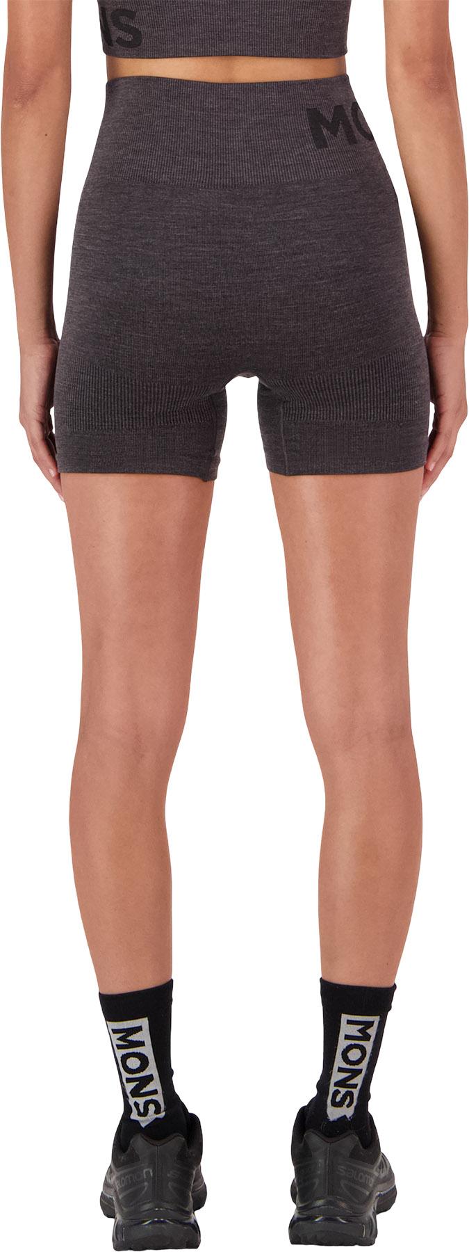 Product gallery image number 2 for product Short sans coutures en mérinos Solace - Femme 