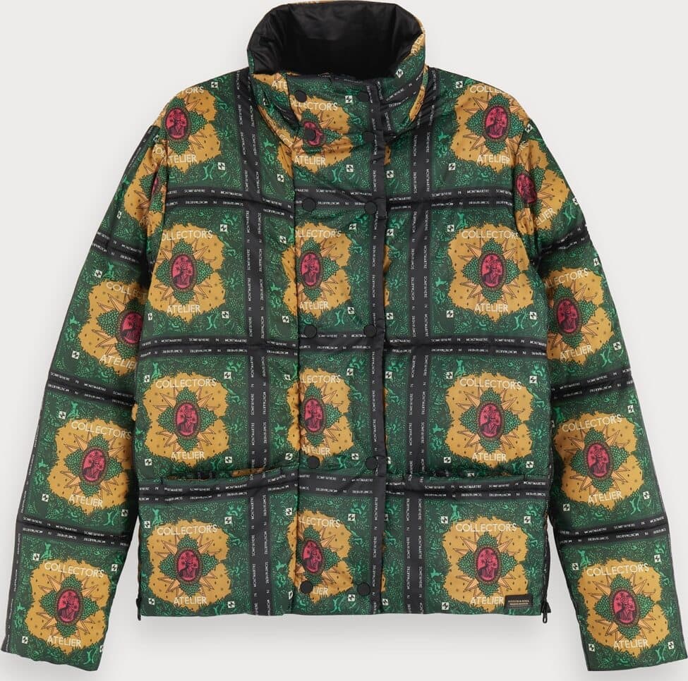 Product gallery image number 1 for product Printed Nylon Puffer Jacket - Women's