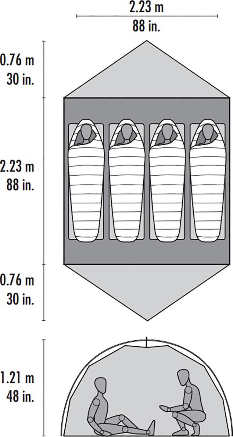 Numéro de l'image de la galerie de produits 2 pour le produit Tente Elixir 4 - 4 personnes