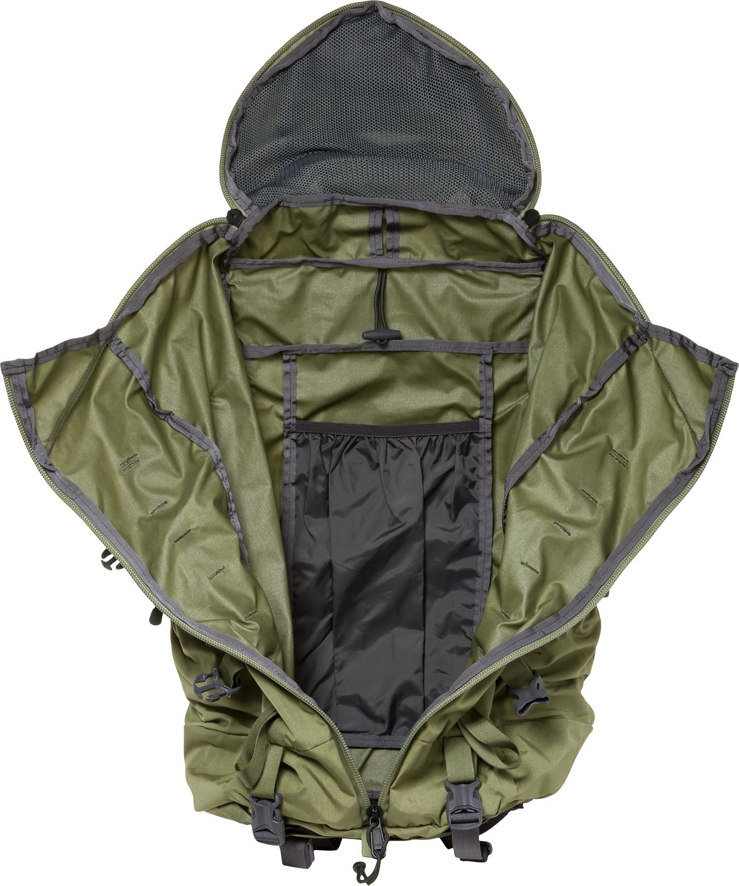 Product gallery image number 3 for product Terraframe 3-Zip Backpack 50L