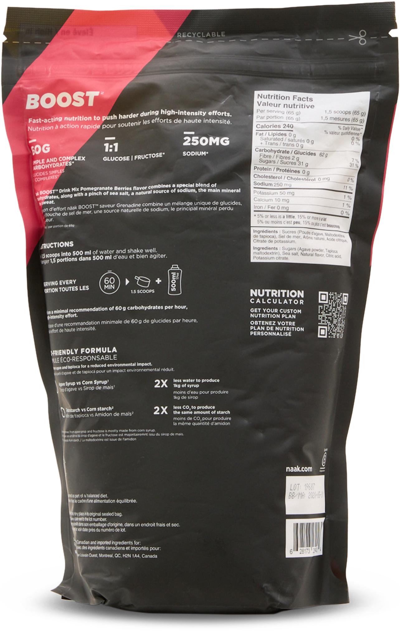 Numéro de l'image de la galerie de produits 2 pour le produit Mélange pour boisson à la grenadine Boost 60g