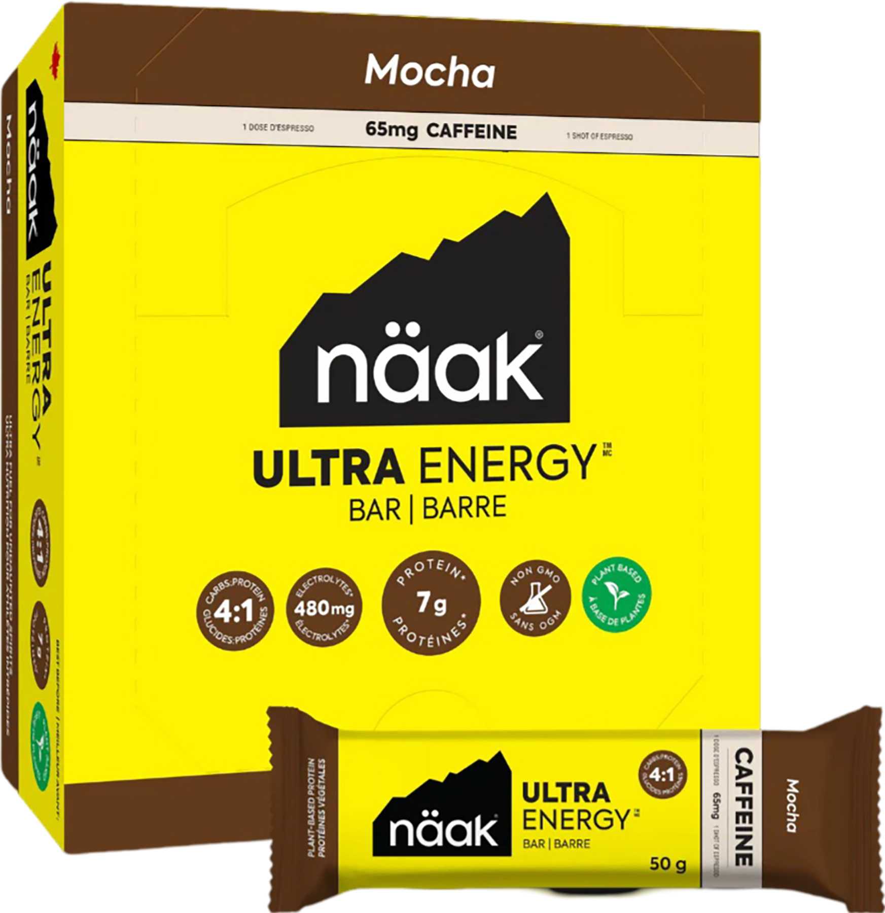 Product image for Mocha Caffeine Energy Bar 50g x 12