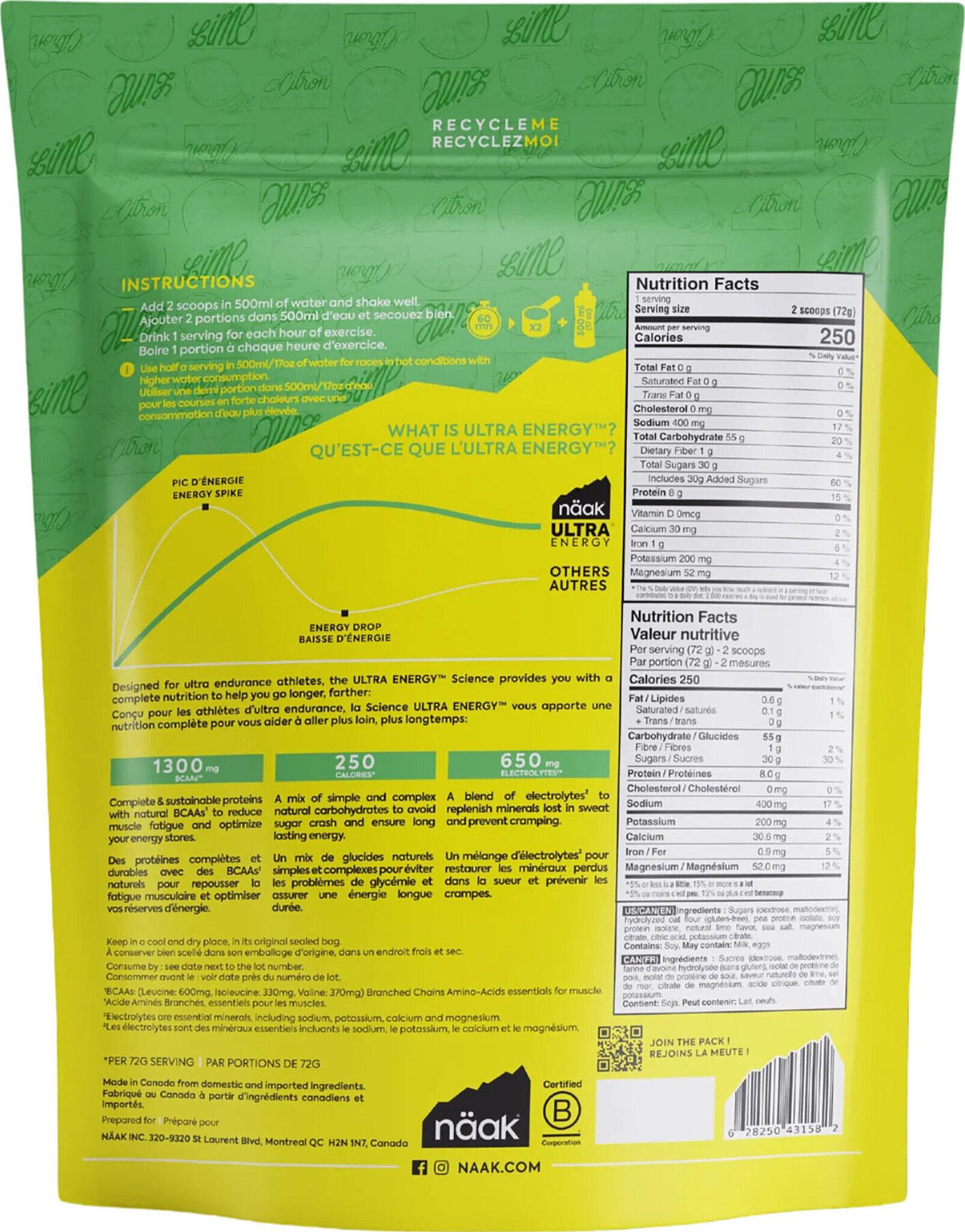 Product gallery image number 2 for product Lime Energy Drink Mix Bag 720g