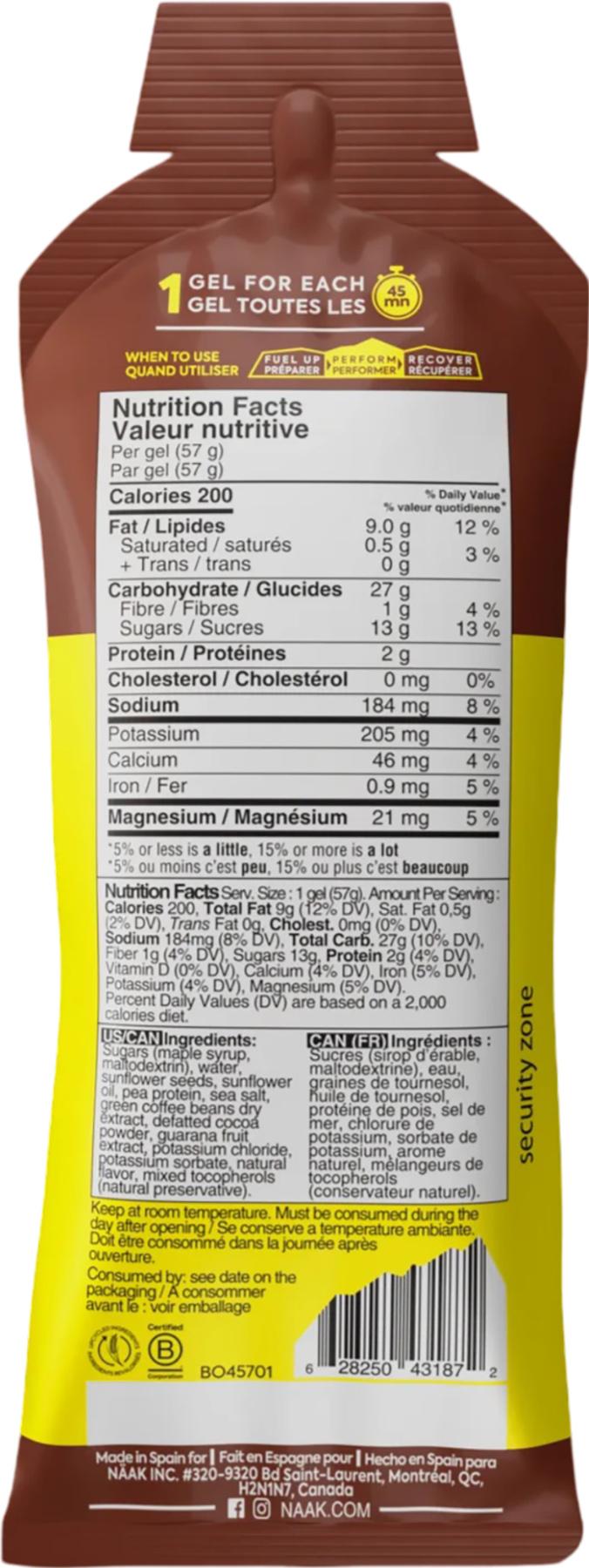 Product gallery image number 2 for product Chocolate Energy Gel 57g x 12