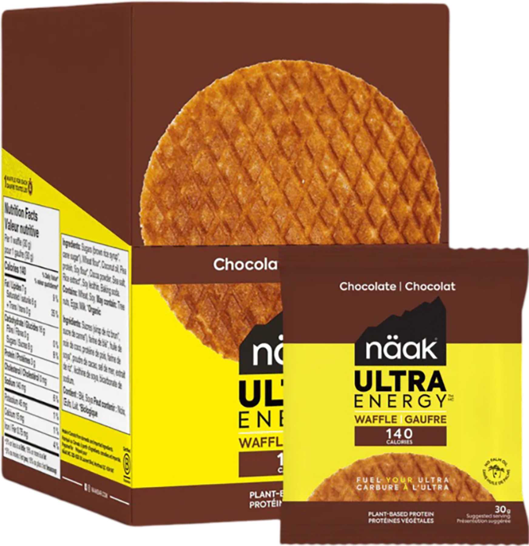 Product image for Chocolate Energy Waffles 30g x 12