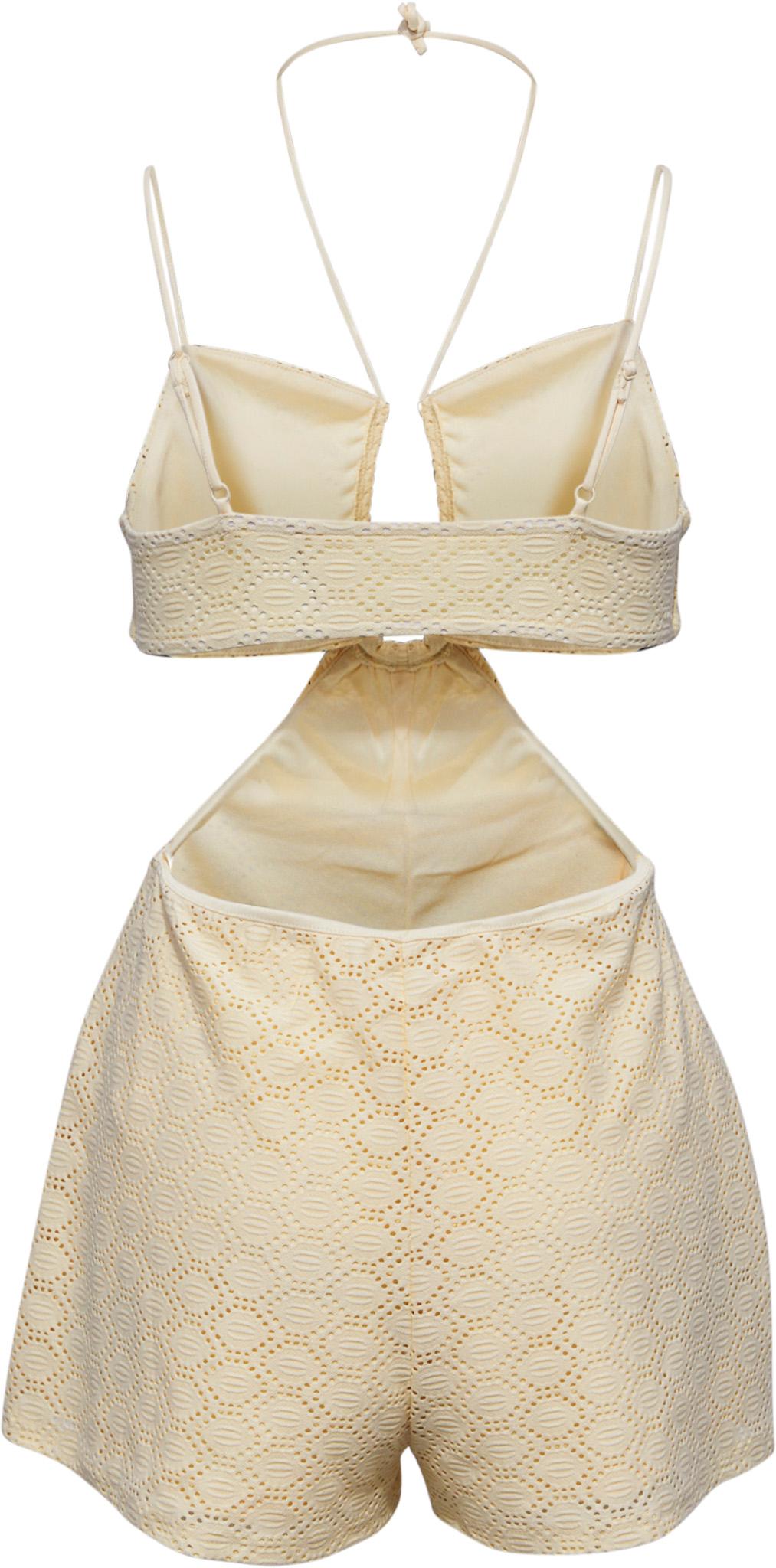 Numéro de l'image de la galerie de produits 2 pour le produit Combishort en dentelle tricotée - Femme