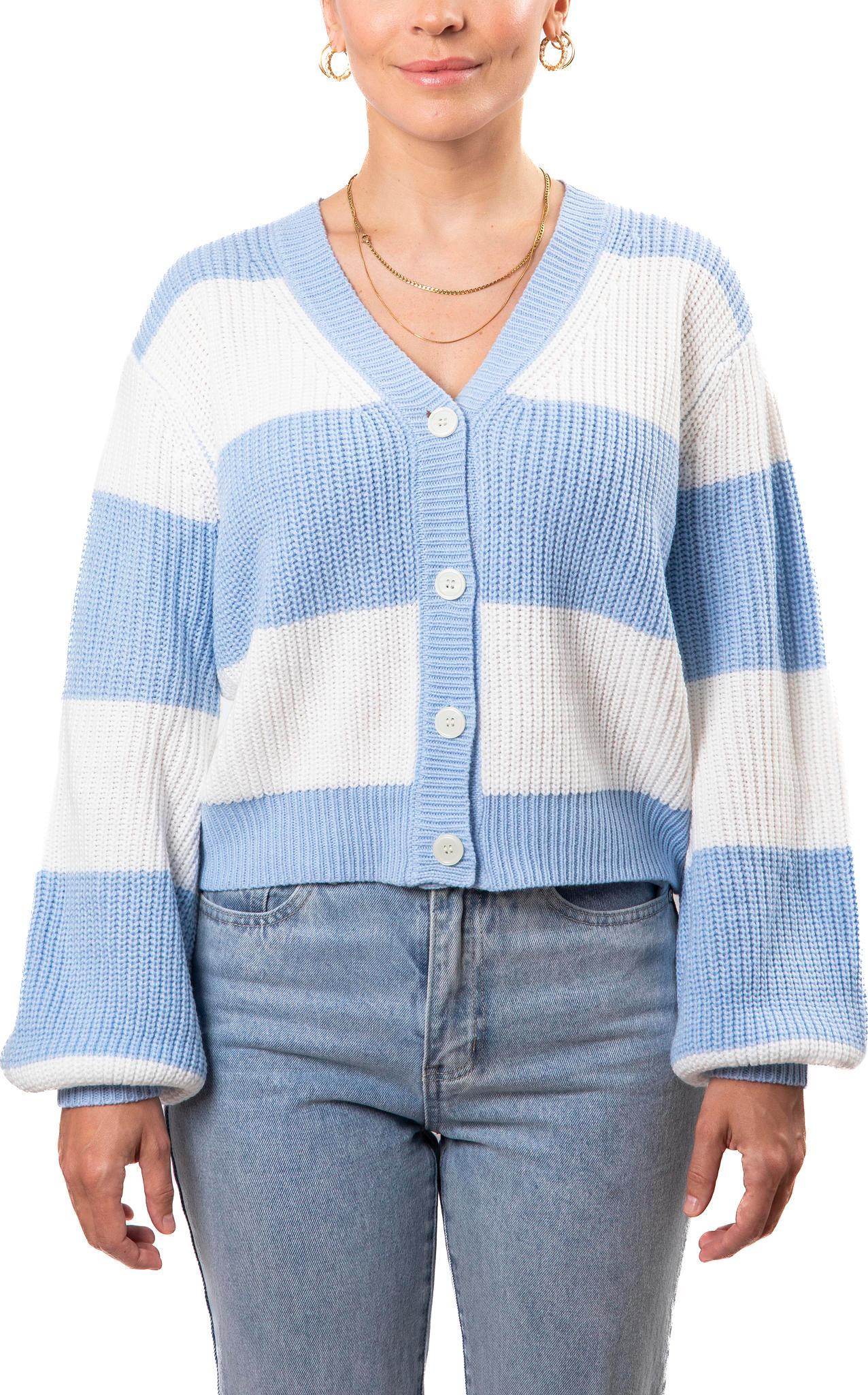 Product gallery image number 1 for product Coral Striped Cardigan - Women's 