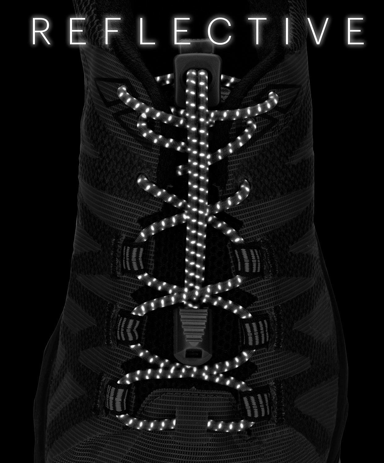 Product gallery image number 3 for product Reflective Run Laces