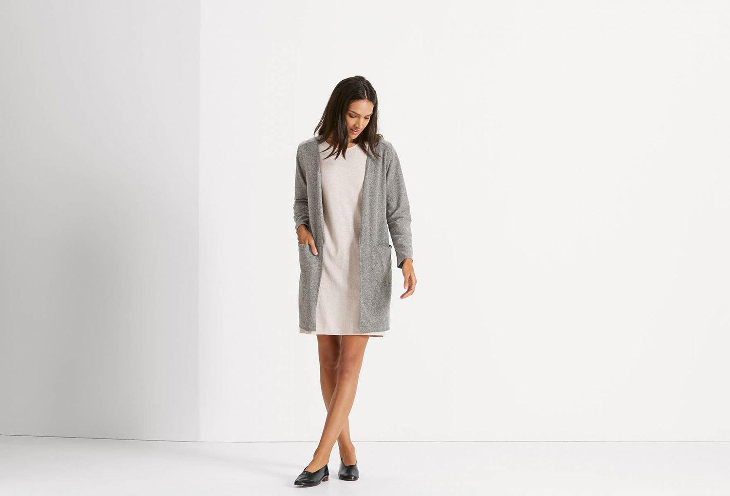 Product gallery image number 2 for product Long Sleeve Slublime Cardigan - Women's