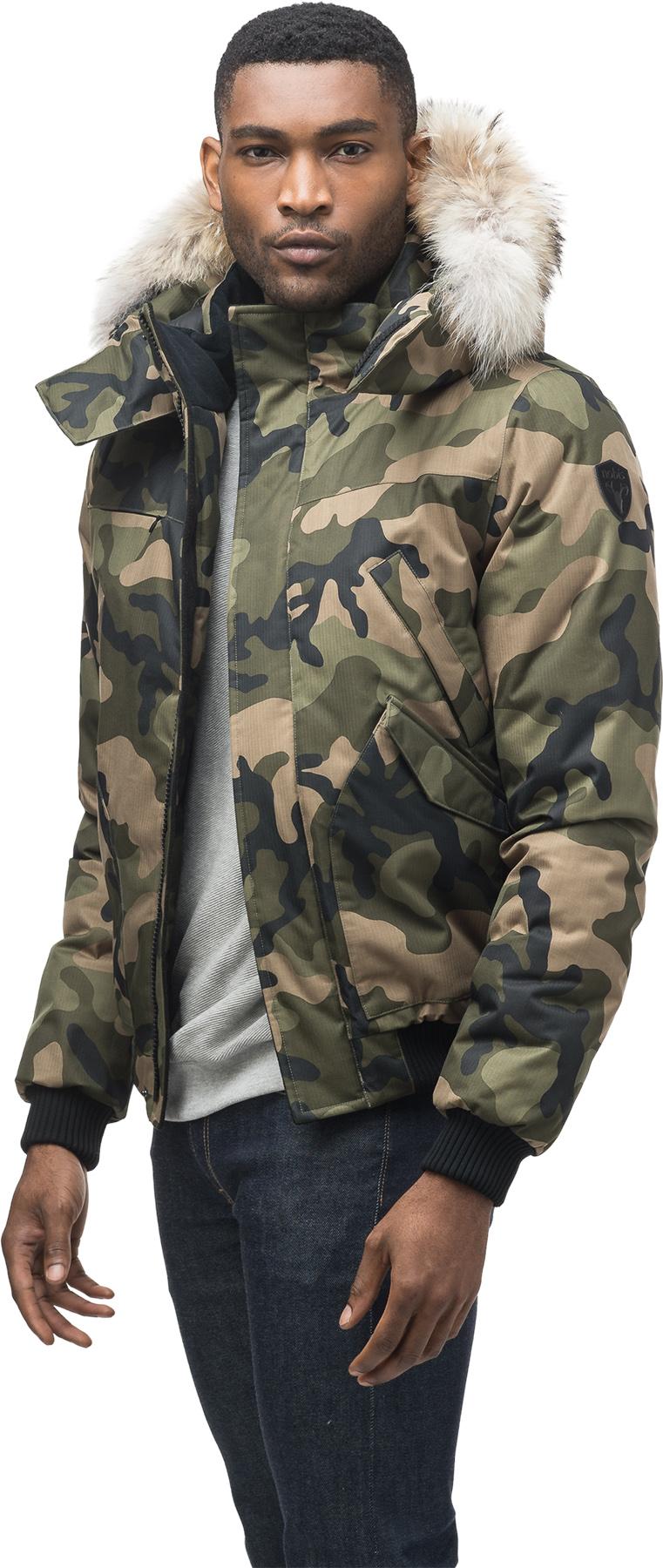 Numéro de l'image de la galerie de produits 4 pour le produit Blouson aviateur à capuche Dylan - Homme