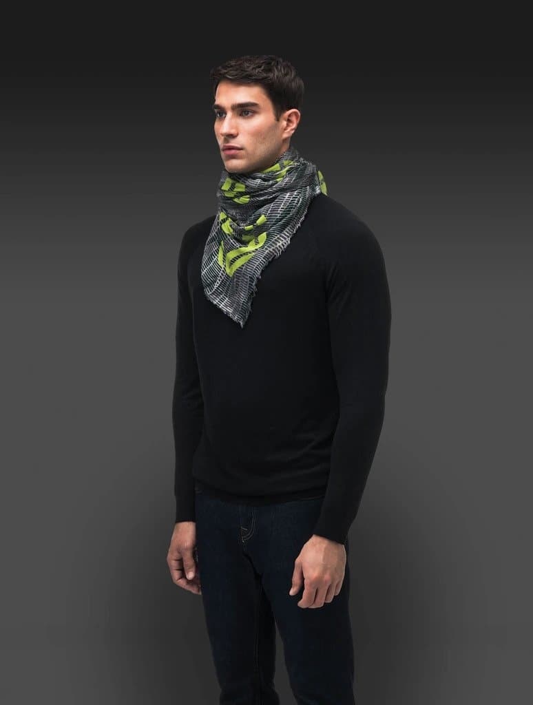 Product gallery image number 4 for product Serge Ibaka x Nobis Monogram Scarf - Unisex