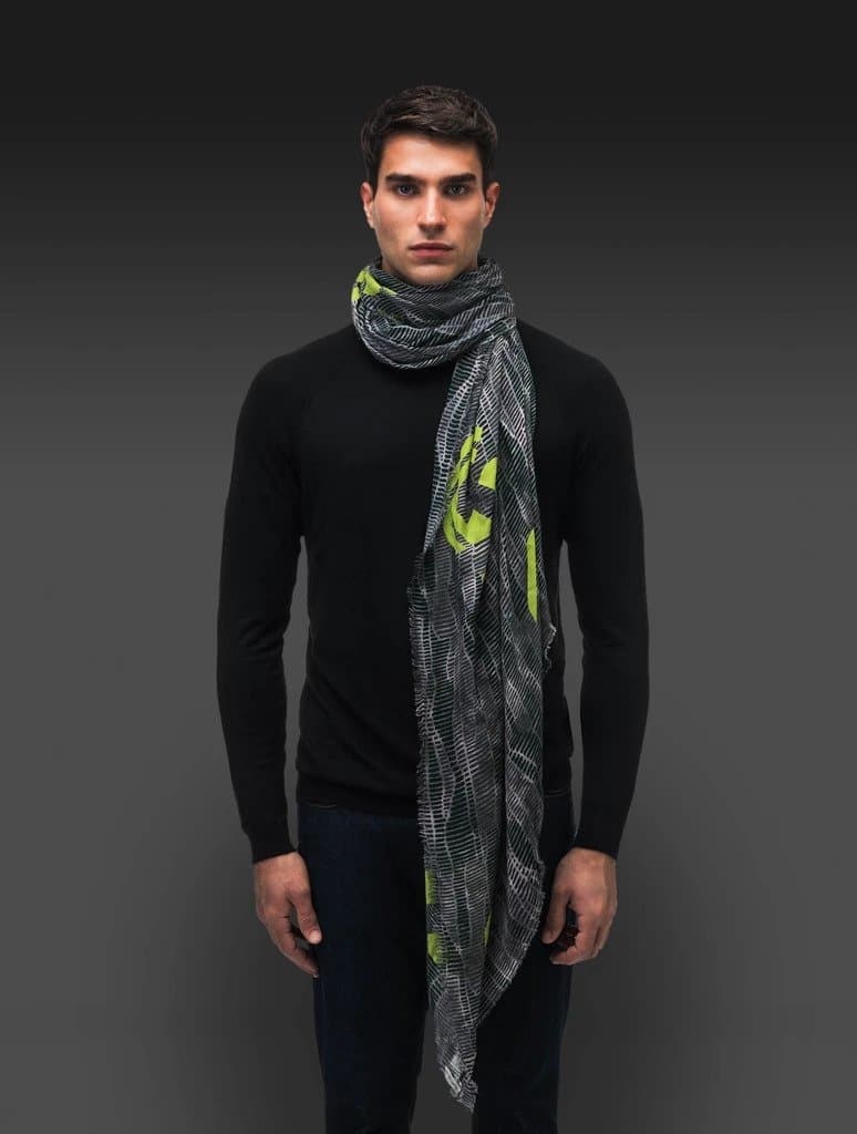 Product gallery image number 2 for product Serge Ibaka x Nobis Monogram Scarf - Unisex