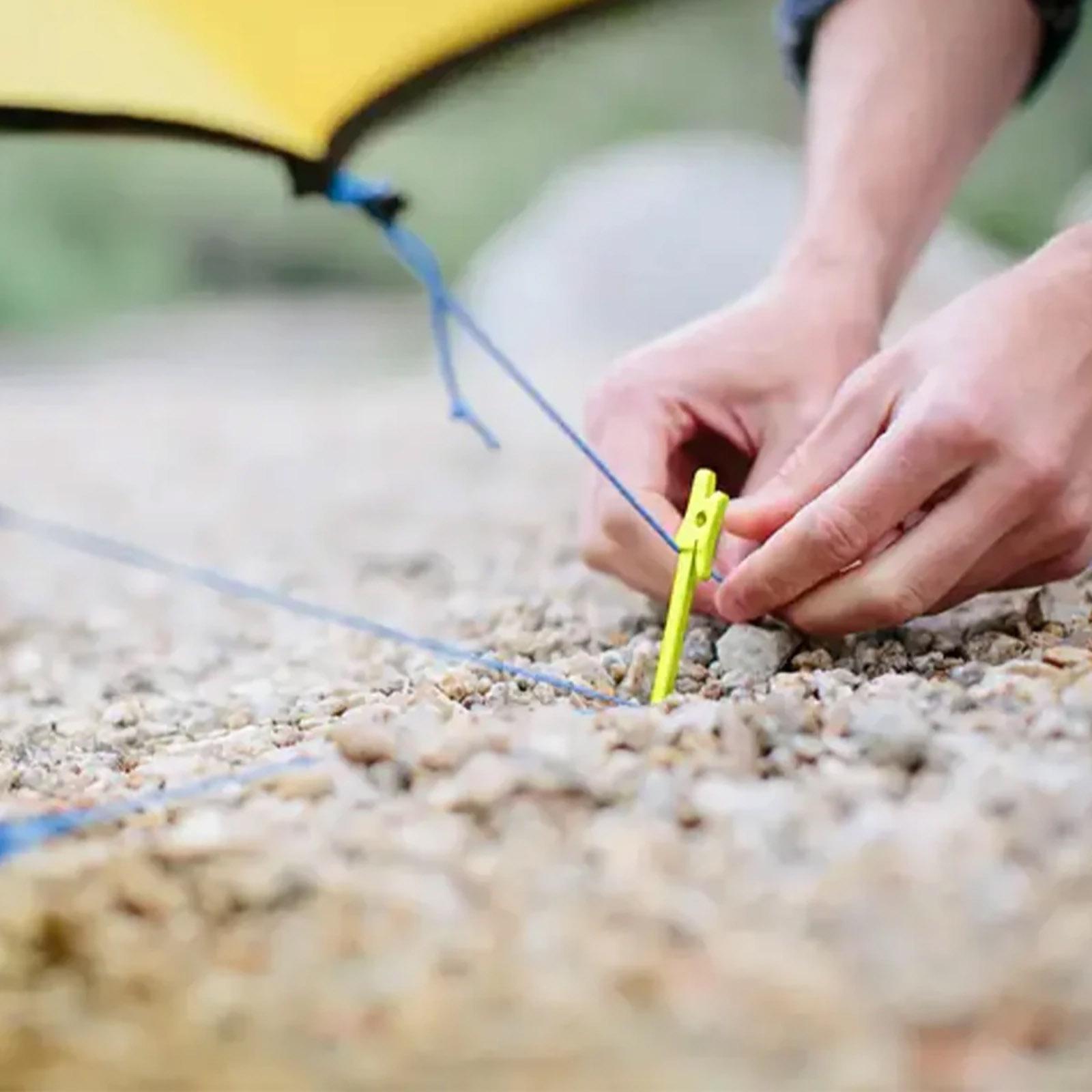 Product gallery image number 3 for product Airpin Set of 4 Ultralight Tent Stakes