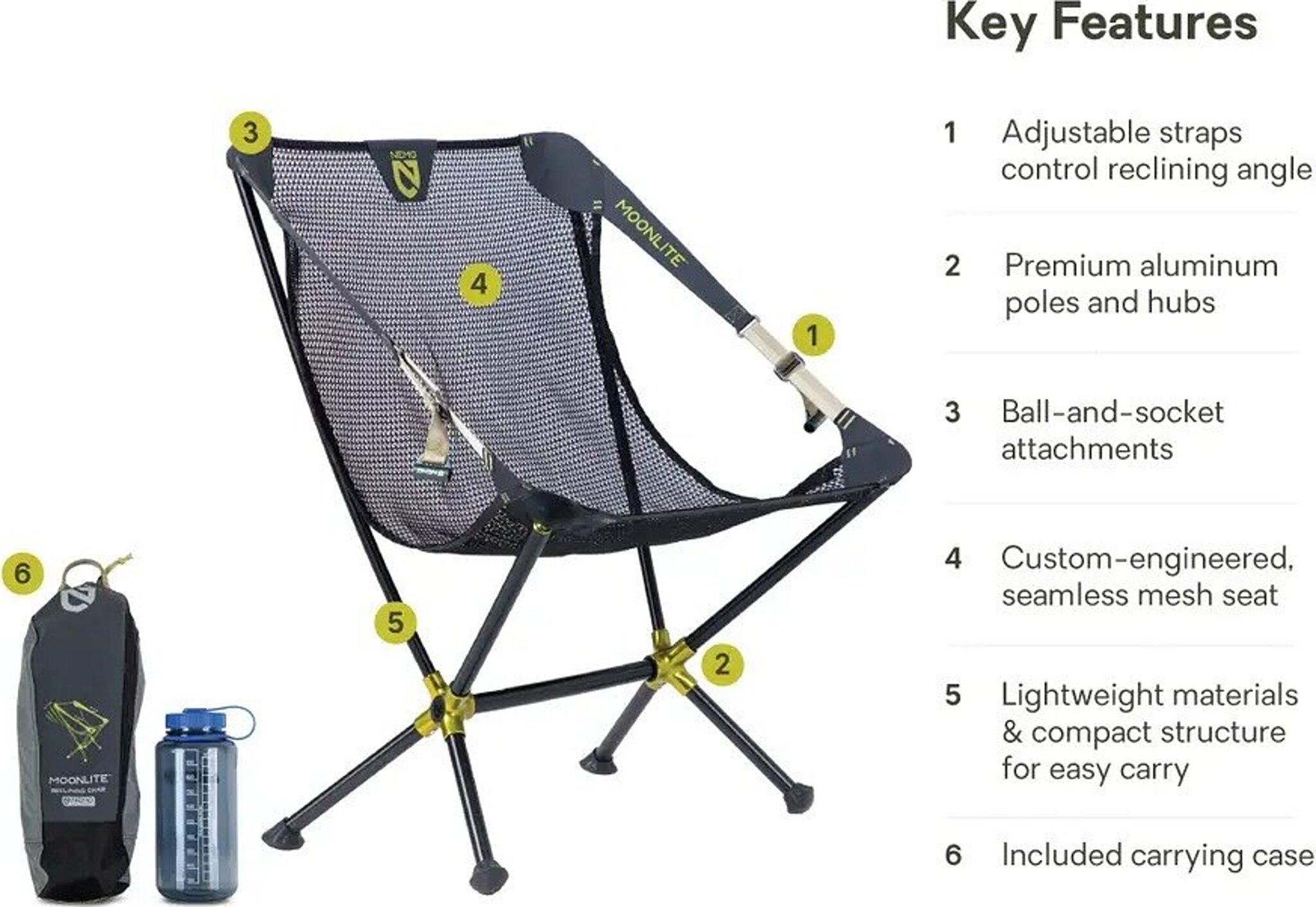 Product gallery image number 2 for product Moonlite Reclining Camp Chair