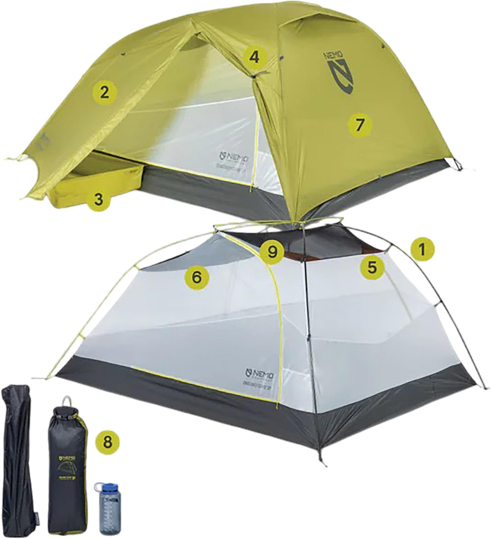 Product gallery image number 2 for product Dragonfly OSMO Ultralight Backpacking Tent 3-person