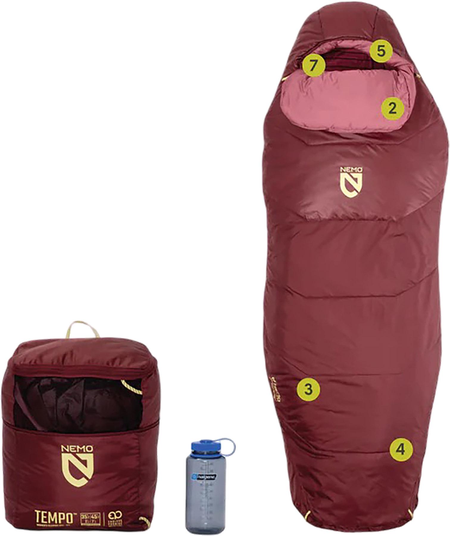 Product gallery image number 6 for product Tempo Endless Promise Synthetic Sleeping Bag 35°F - Regular - Women's