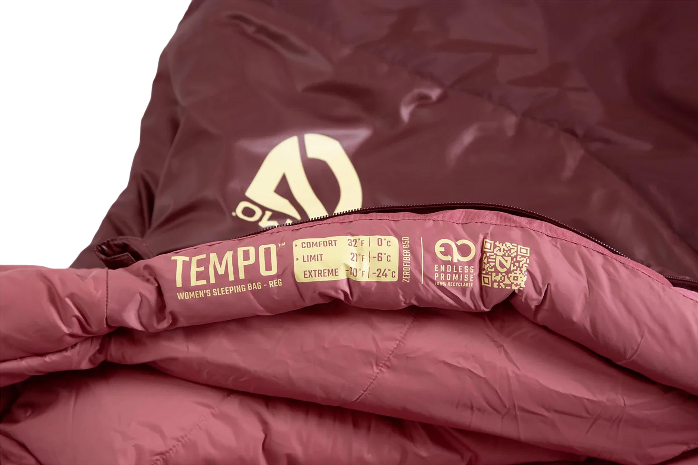 Product gallery image number 3 for product Tempo Endless Promise Synthetic Sleeping Bag 35°F - Regular - Women's