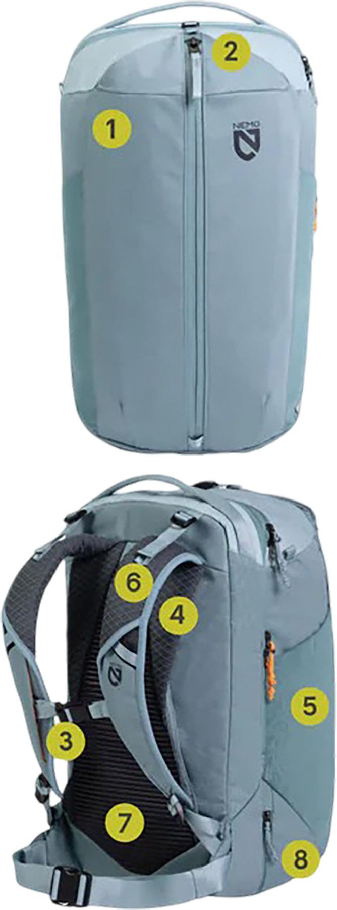 Product gallery image number 5 for product Sac à dos de voyage Vantage Endless Promise Overnight 40 L