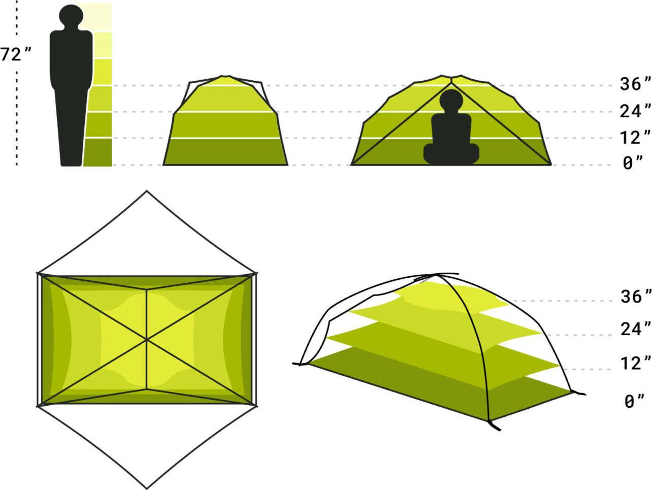 Product gallery image number 6 for product Galaxi 2 Person Tent and Footprint
