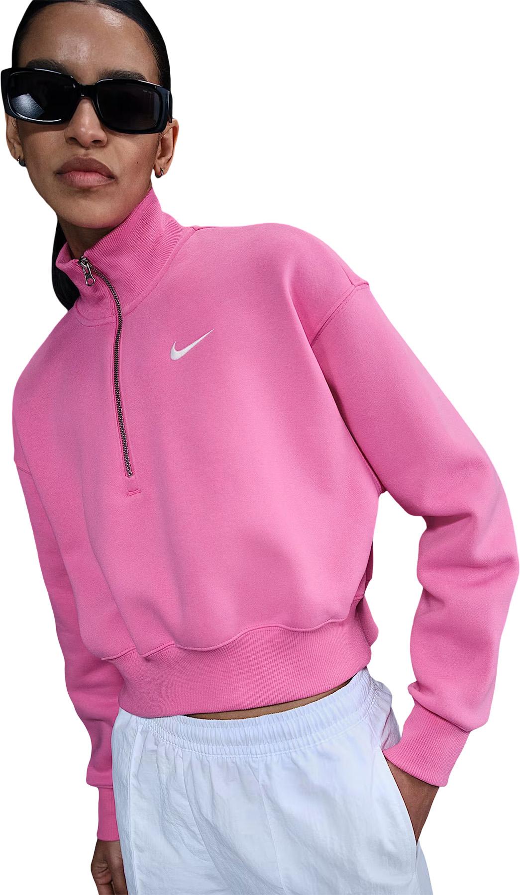 Product gallery image number 2 for product Sportswear Phoenix Fleece 1/4-Zip Cropped Sweatshirt - Women's