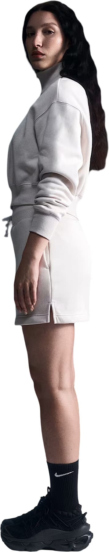 Numéro de l'image de la galerie de produits 4 pour le produit Chandail en molleton écourté à glissière 1/4 Sportswear Phoenix - Femme