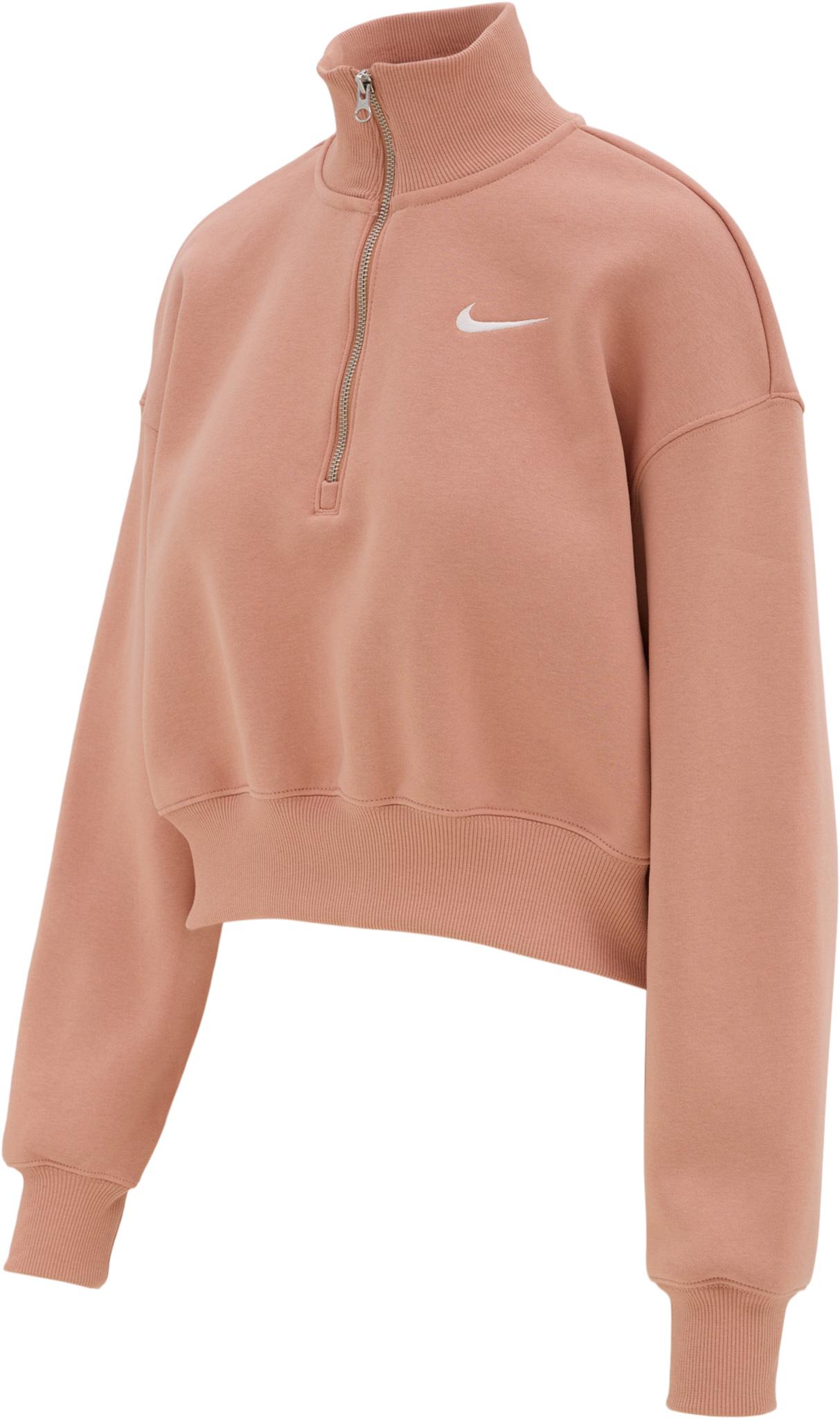 Numéro de l'image de la galerie de produits 3 pour le produit Chandail en molleton écourté à glissière 1/4 Sportswear Phoenix - Femme