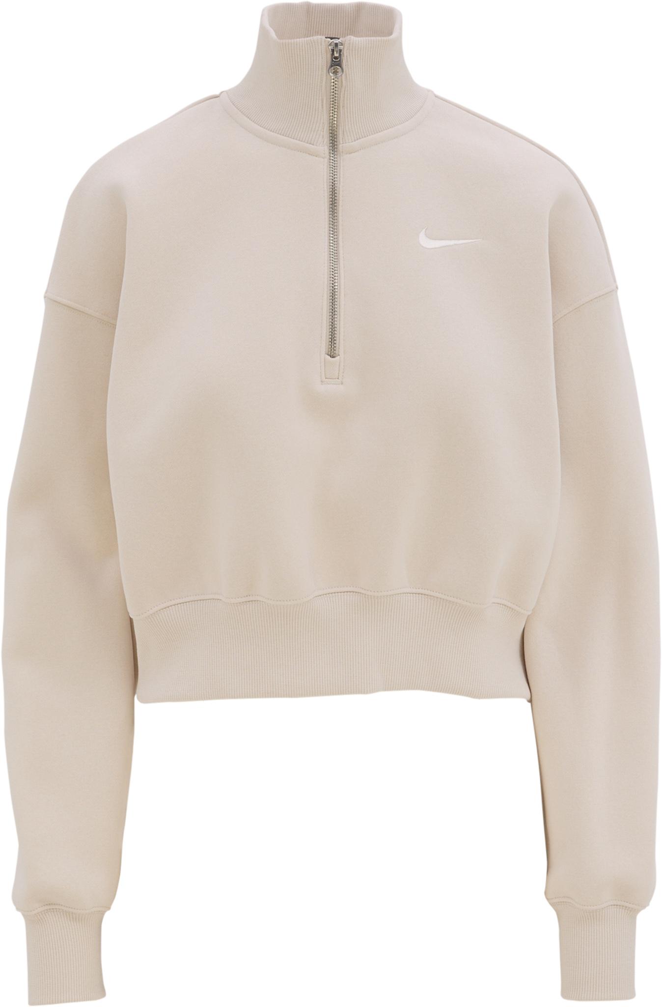 Image de produit pour Chandail en molleton écourté à glissière 1/4 Sportswear Phoenix - Femme
