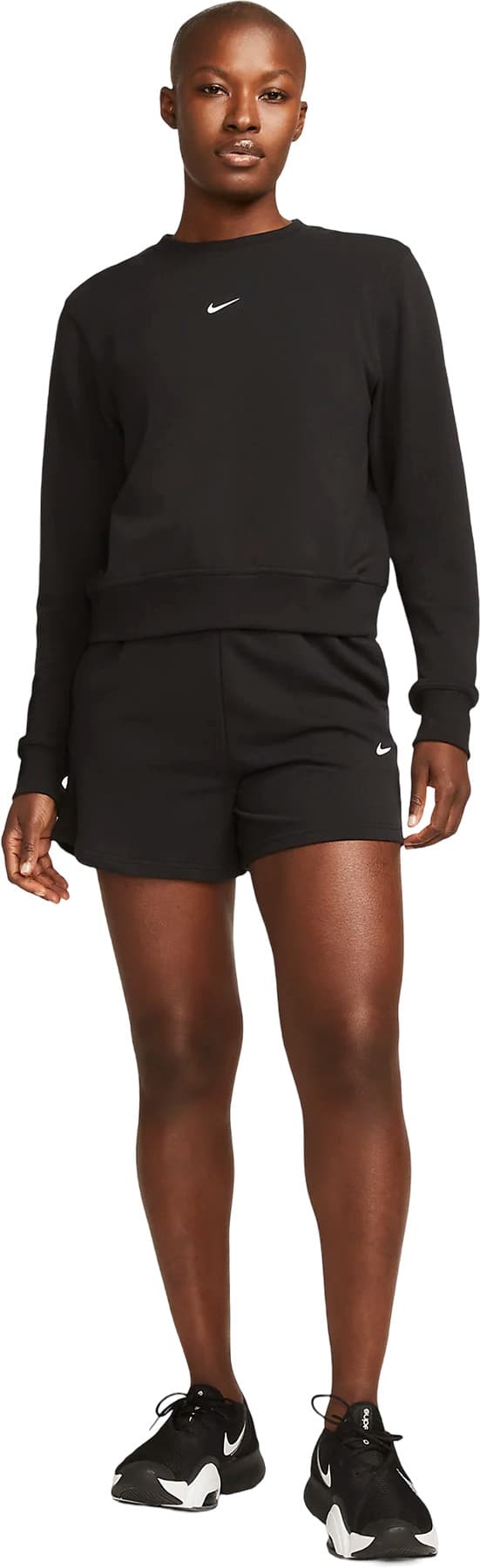 Product gallery image number 3 for product Dri-FIT One Crew-Neck French Terry Sweatshirt - Women's