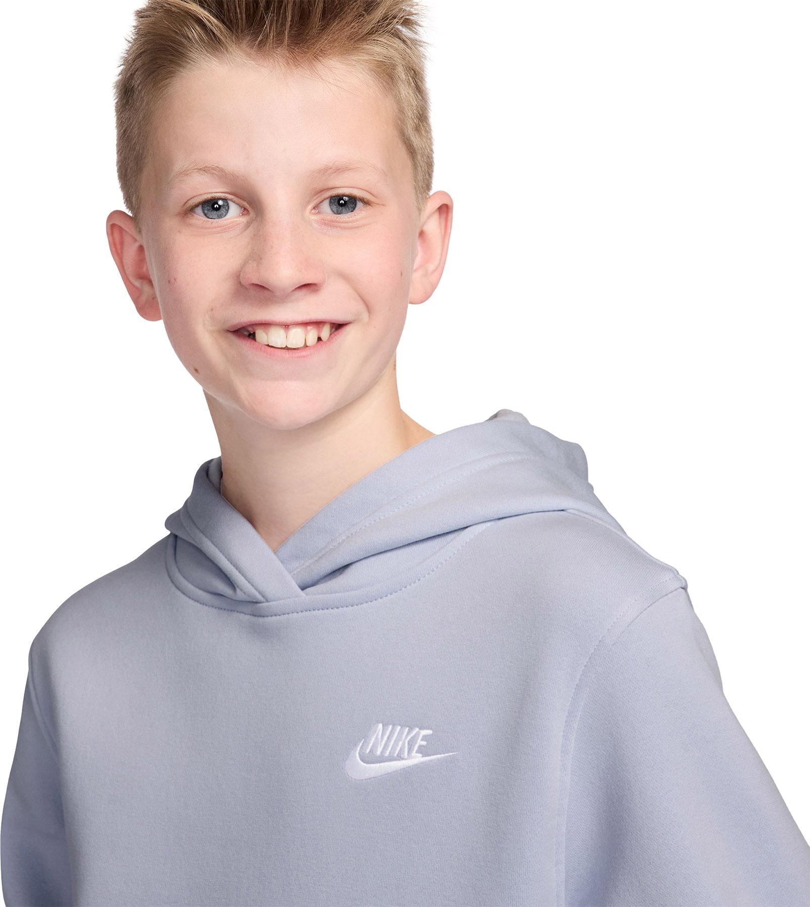 Product gallery image number 3 for product Sportswear Club Fleece Pullover Hoodie - Big Kids