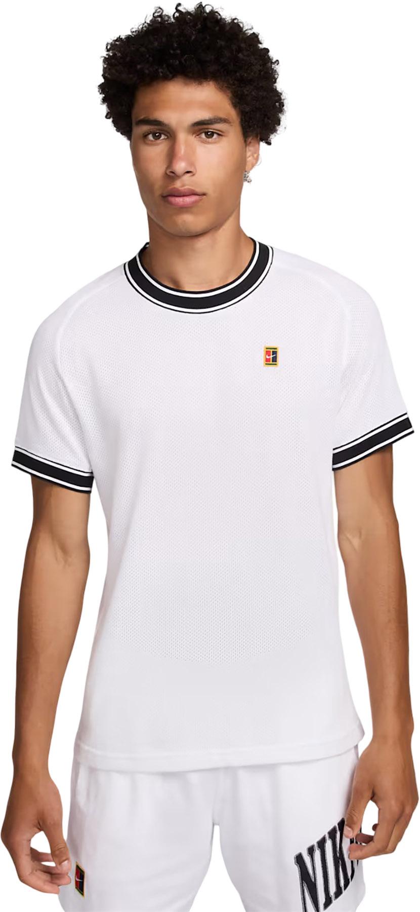 Product image for NikeCourt Heritage Short Sleeve Tennis Top - Men's