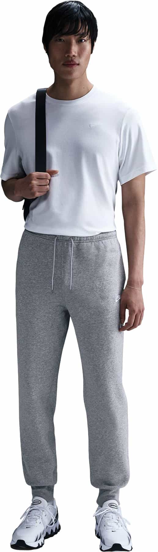 Dark Grey Heather - Light Smoke Grey - White