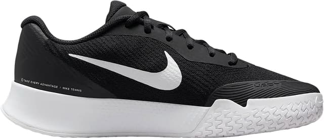 black and gray nike tennis shoes